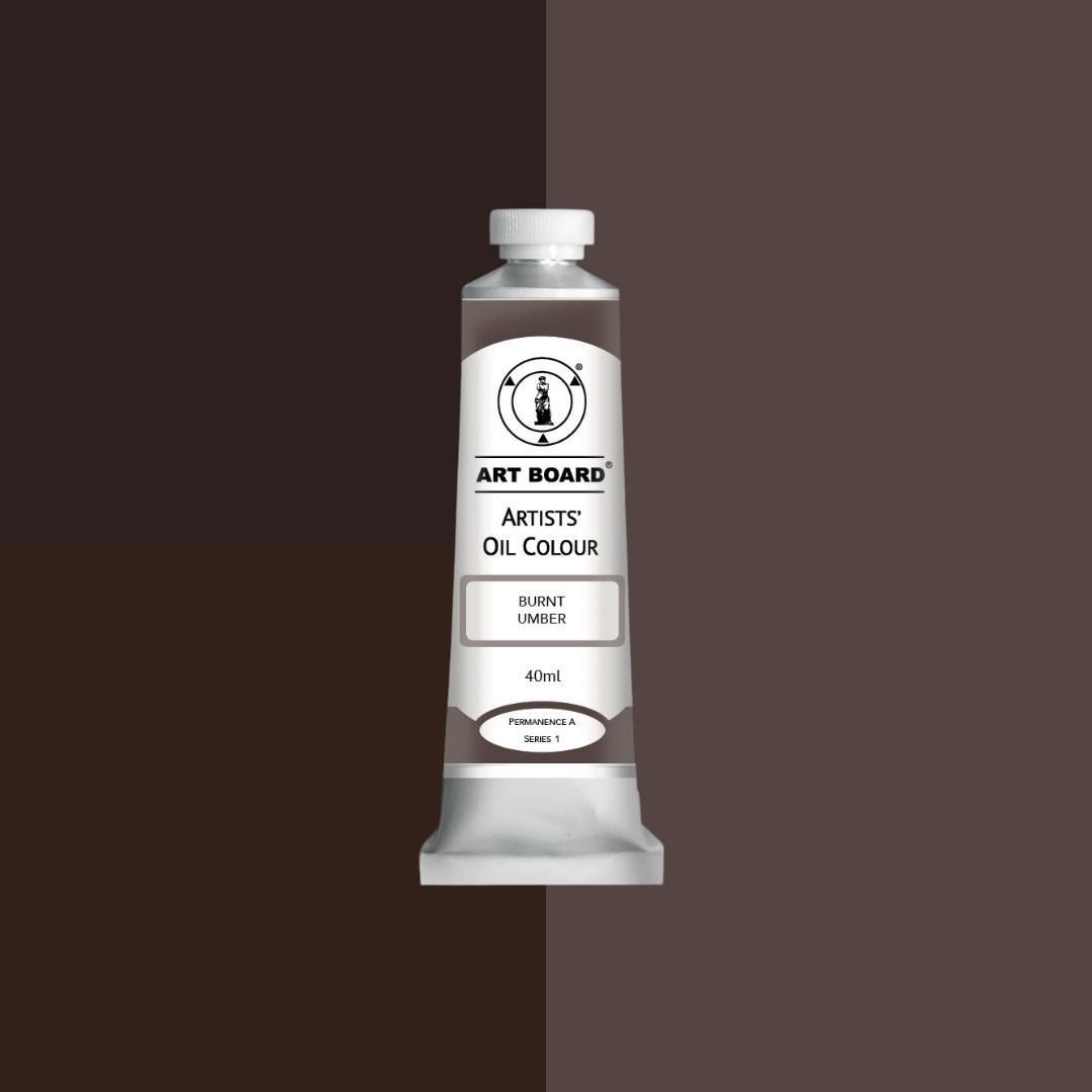 ART BOARD BURNT UMBER – 40ML PAINT TUBE