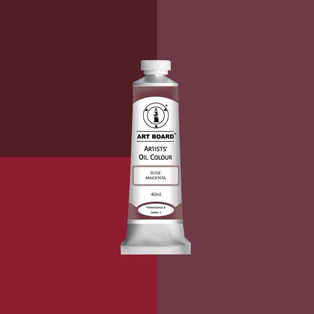 ART BOARD ROSE MAGENTA – 40ML PAINT TUBE