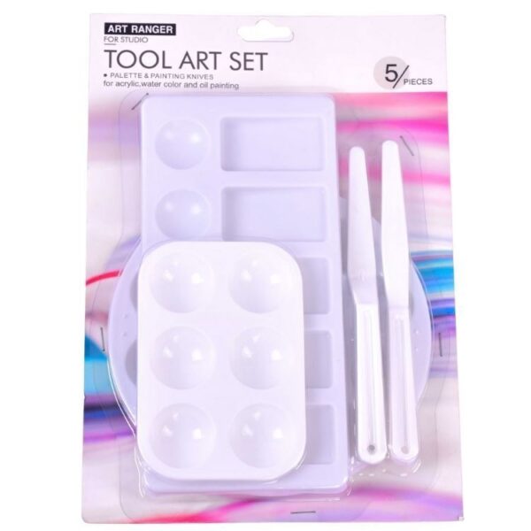 PALETTE & PALETTE KNIFE SET 5PC