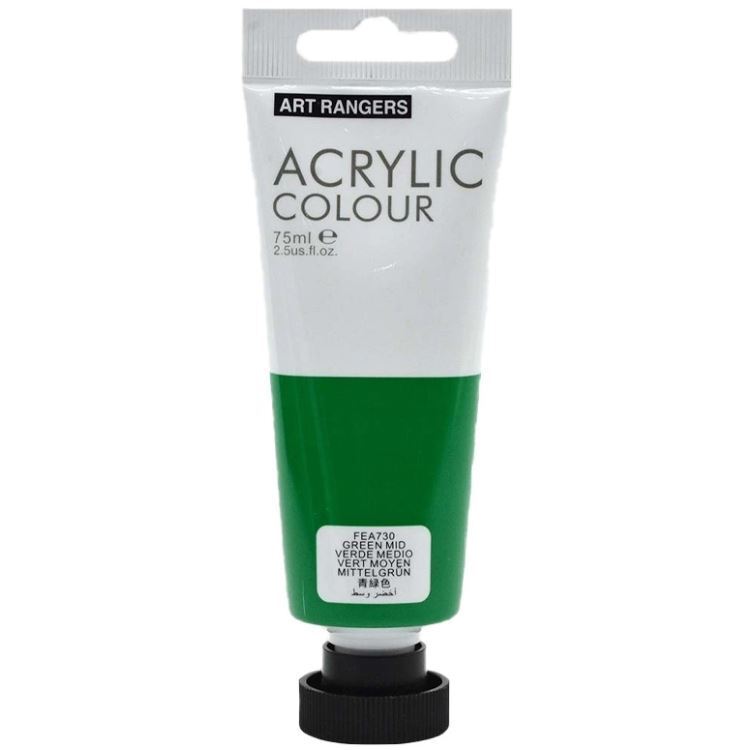 ACRYLIC 75ML GREEN MID