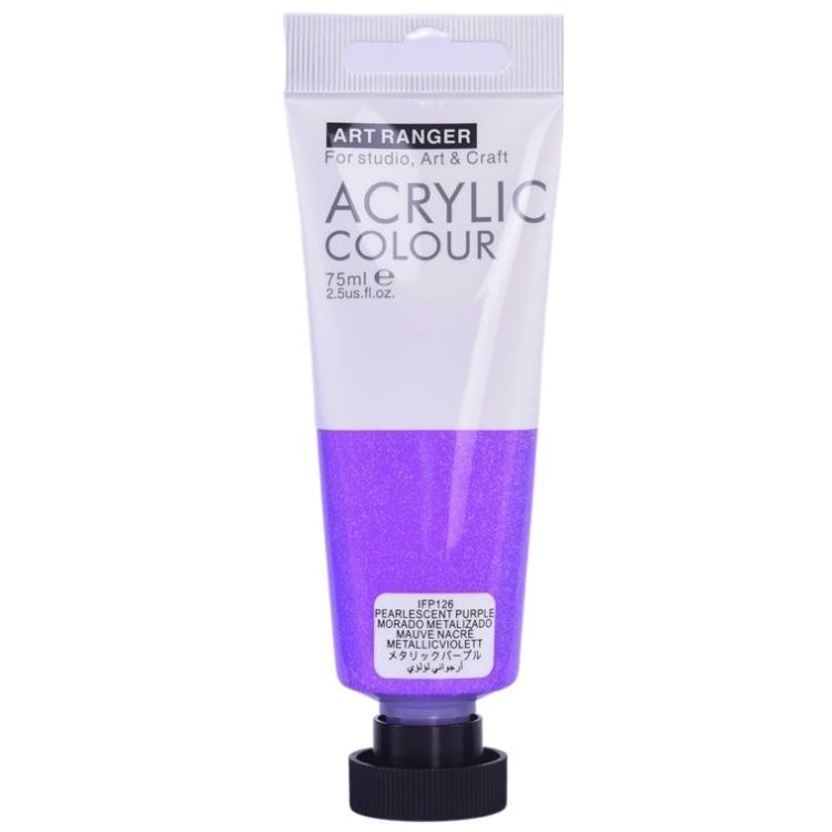 ACRYLIC 75ML PEARL PURPLE